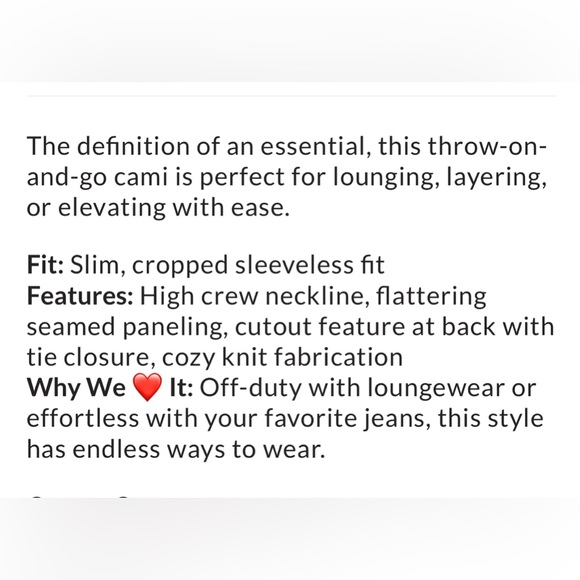 Free People A Look Back Swit Cami - Picture 8 of 9